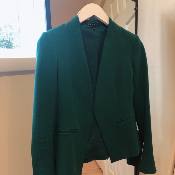 Theory Jackets & Blazers - Green Theory Jacket